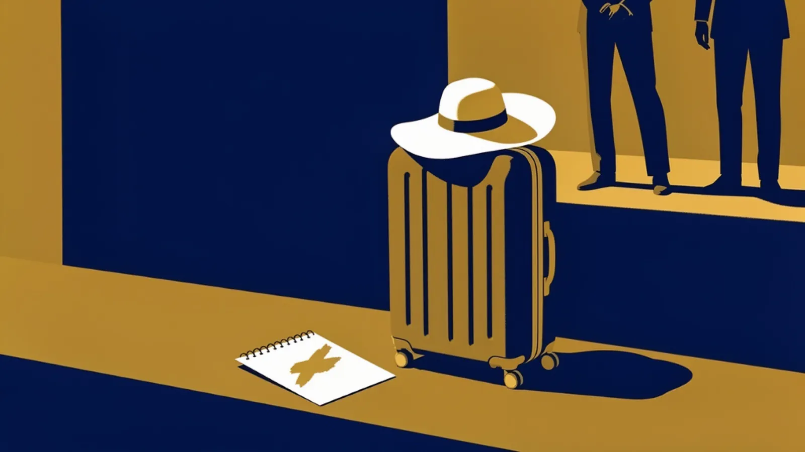 Reisekoffer neben einem Kalenderblatt mit markiertem Tag – Stichtag für den Verfall von Resturlaub