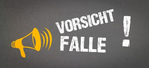 Fotolia: 107430264 - Vorsicht Falle! © magele-picture
